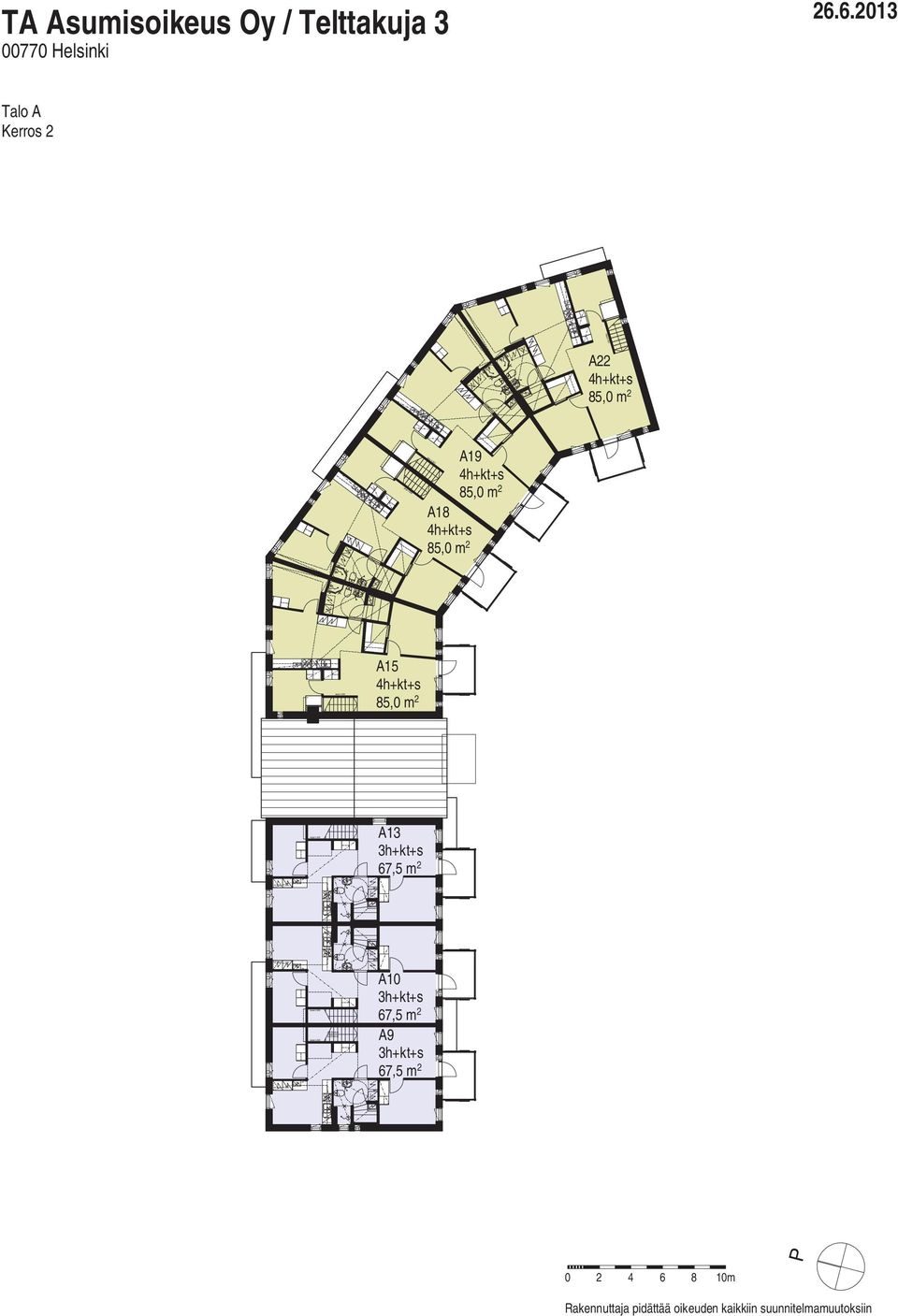 JK/VK A Y& IV A22 85,0 m 2 JK/VK A Y &I V MA U kaide h=900 A19 85,0 m 2 A18 85,0 m 2