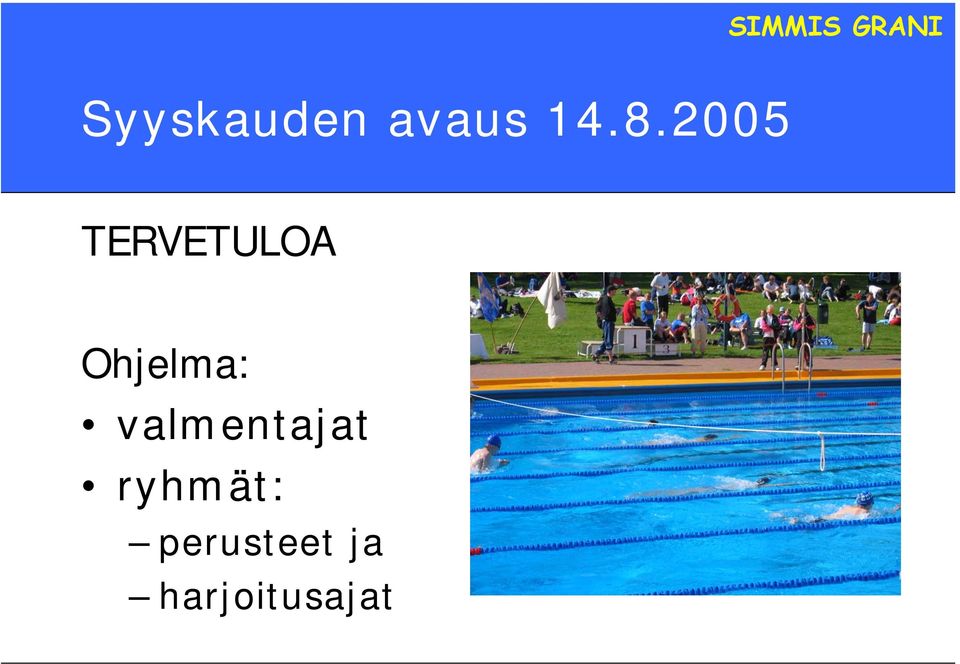 Ohjelma: valmentajat