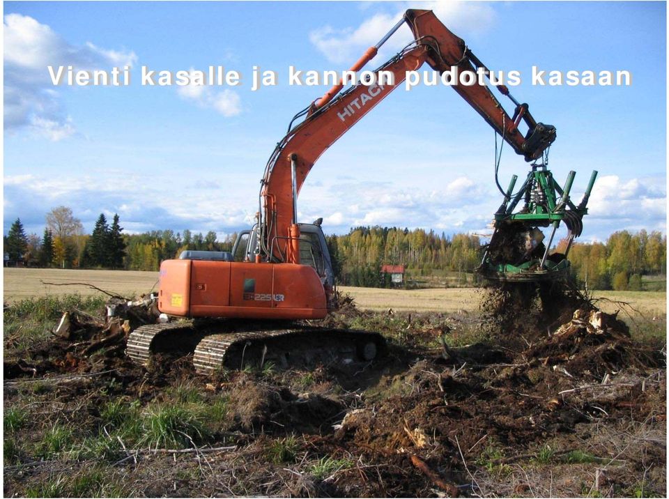 Järvinen -kannonnostolaitteen Kalle Kärhä,