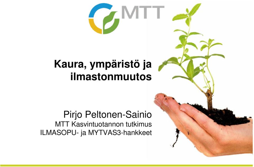Peltonen-Sainio MTT