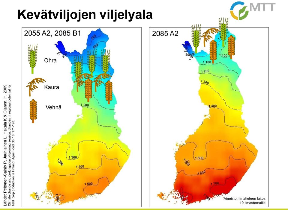 for field crop production in Finland. Agric Food Sci 18: 171-190.
