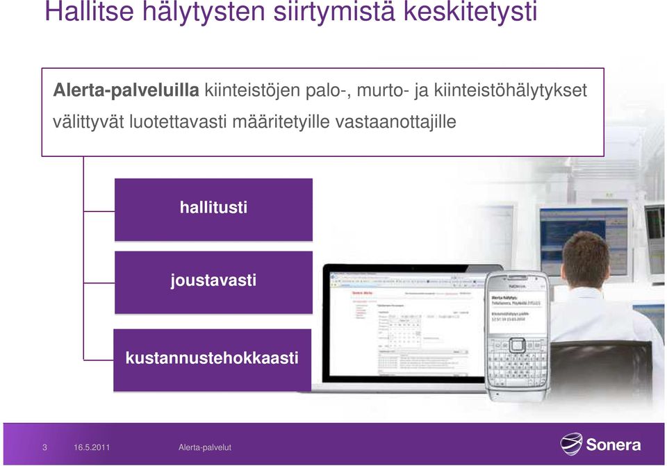 kiinteistöhälytykset välittyvät luotettavasti