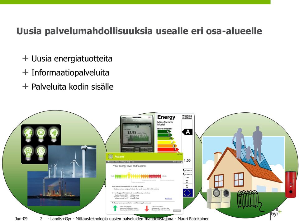 Palveluita kodin sisälle Jun-09 2 - Landis+Gyr -