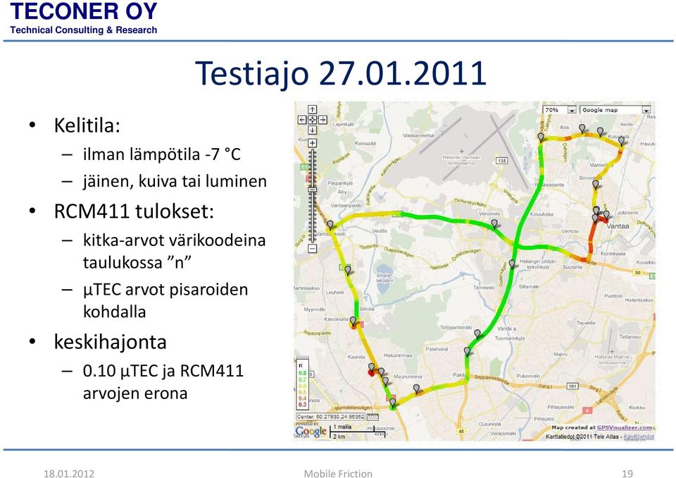 arvot pisaroiden kohdalla keskihajonta 0.