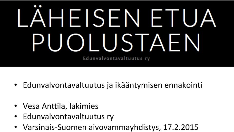 lakimies Edunvalvontavaltuutus ry