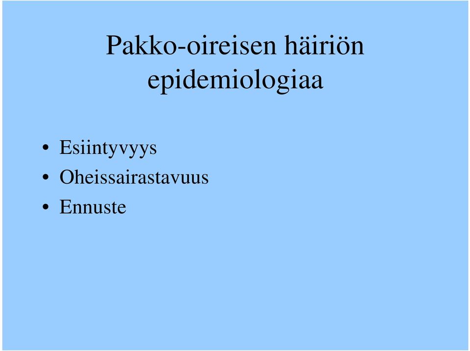 epidemiologiaa