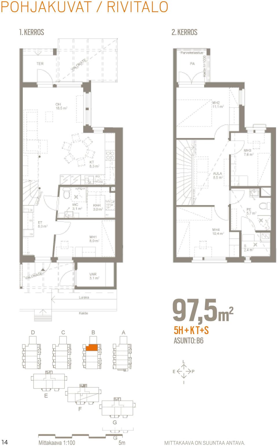 KT 8,3 m 2 PK JK APK AUA 8,5 m 2 MU var. JT APSIPORTTI suihkuvar.