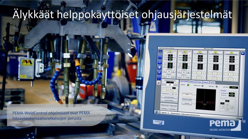 WeldControl ohjelmistot ovat