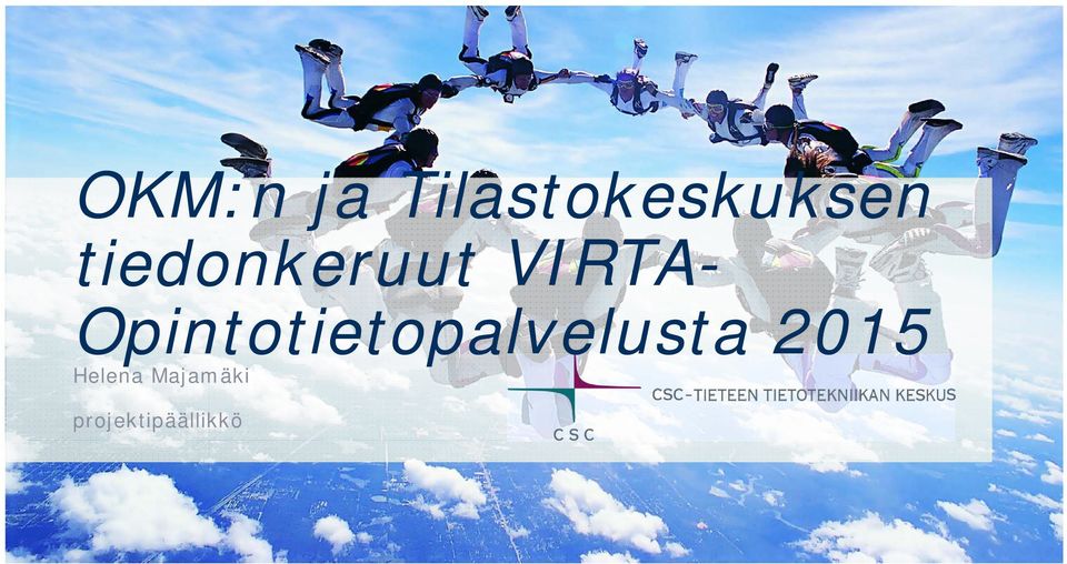 Opintotietopalvelusta 2015