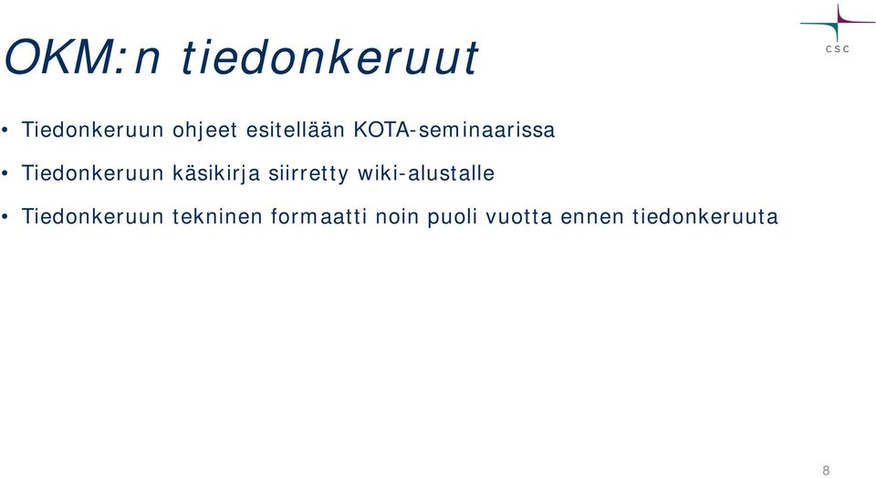 käsikirja siirretty wiki-alustalle