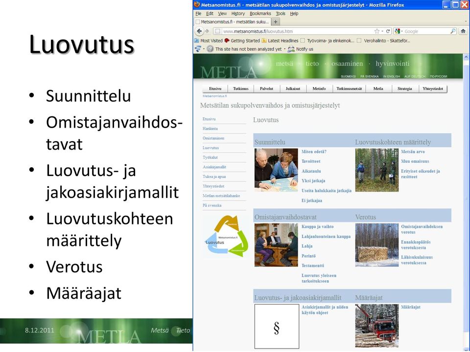 Luovutus- ja