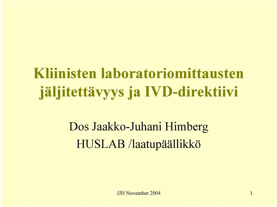 Dos Jaakko-Juhani Himberg HUSLAB