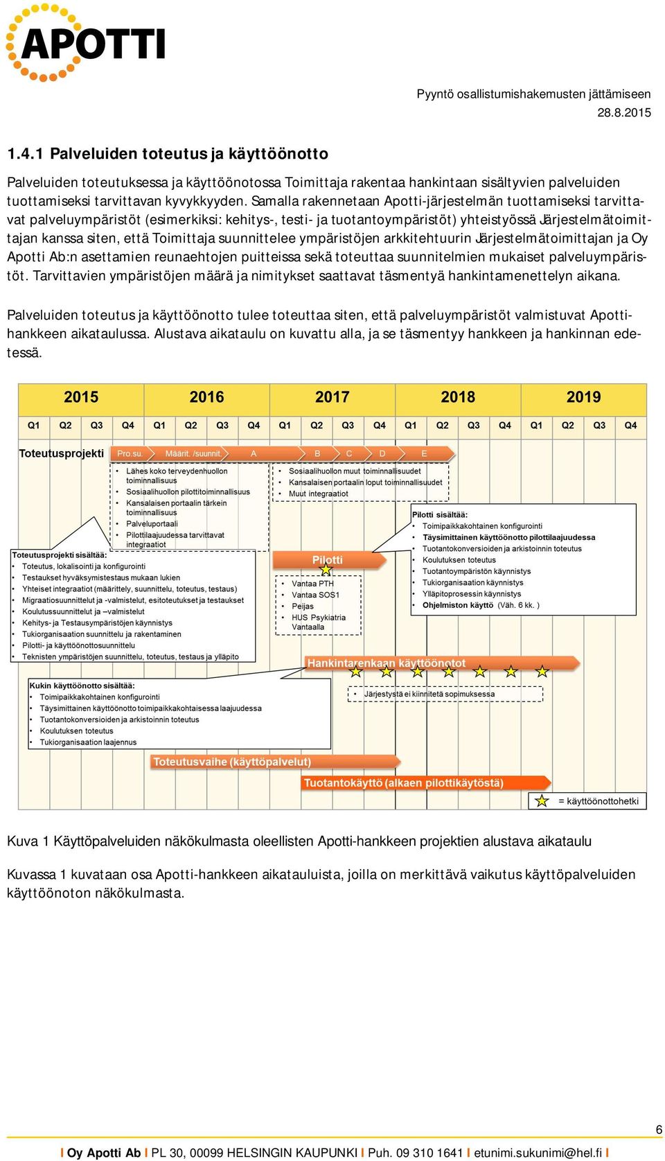 Toimittaja suunnittelee ympäristöjen arkkitehtuurin Järjestelmätoimittajan ja Oy Apotti Ab:n asettamien reunaehtojen puitteissa sekä toteuttaa suunnitelmien mukaiset palveluympäristöt.