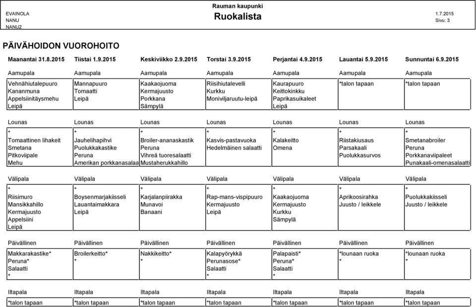 2015 Torstai 3.9.