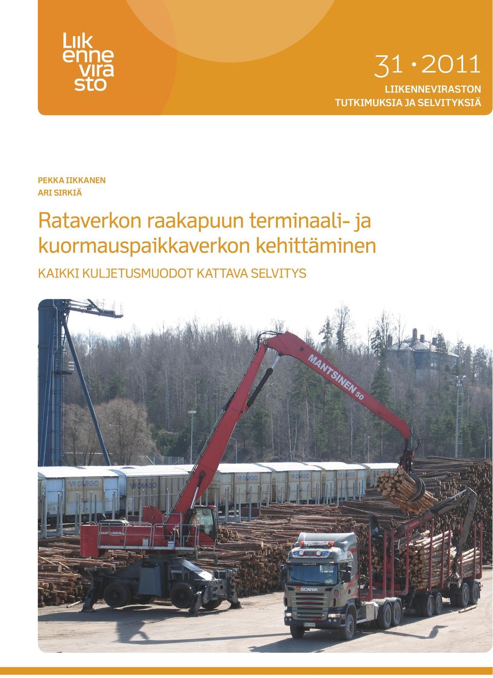 Rataverkon raakapuun terminaali- ja