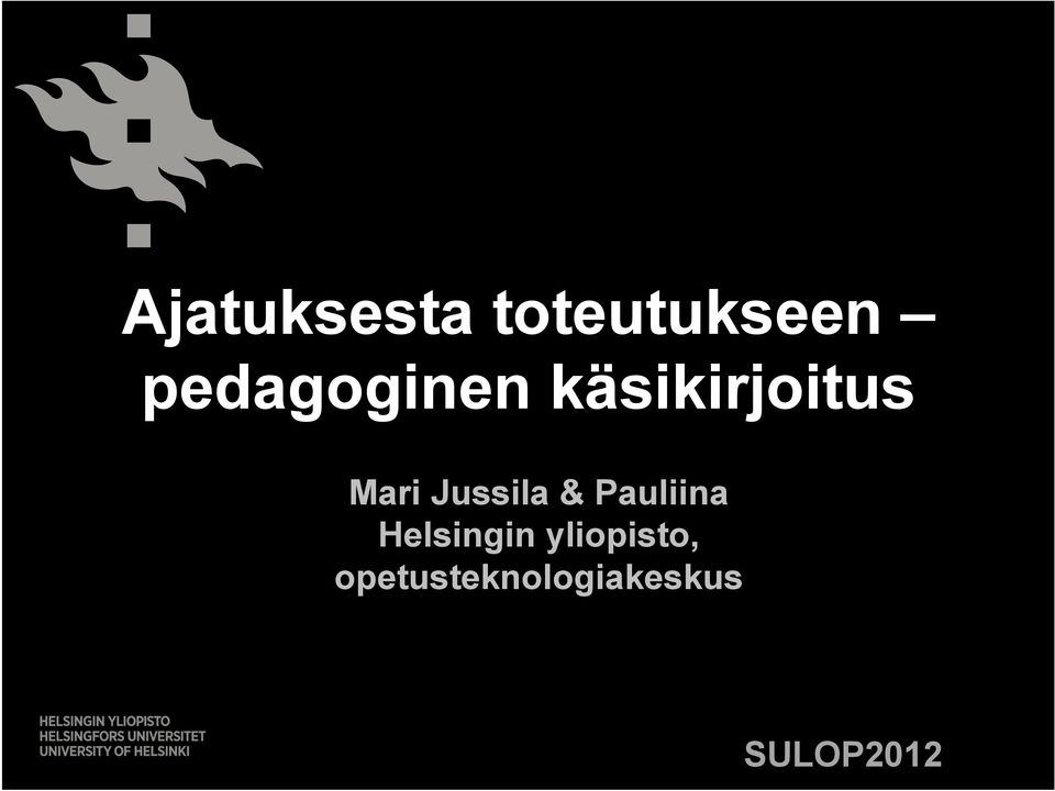 Jussila & Pauliina Helsingin