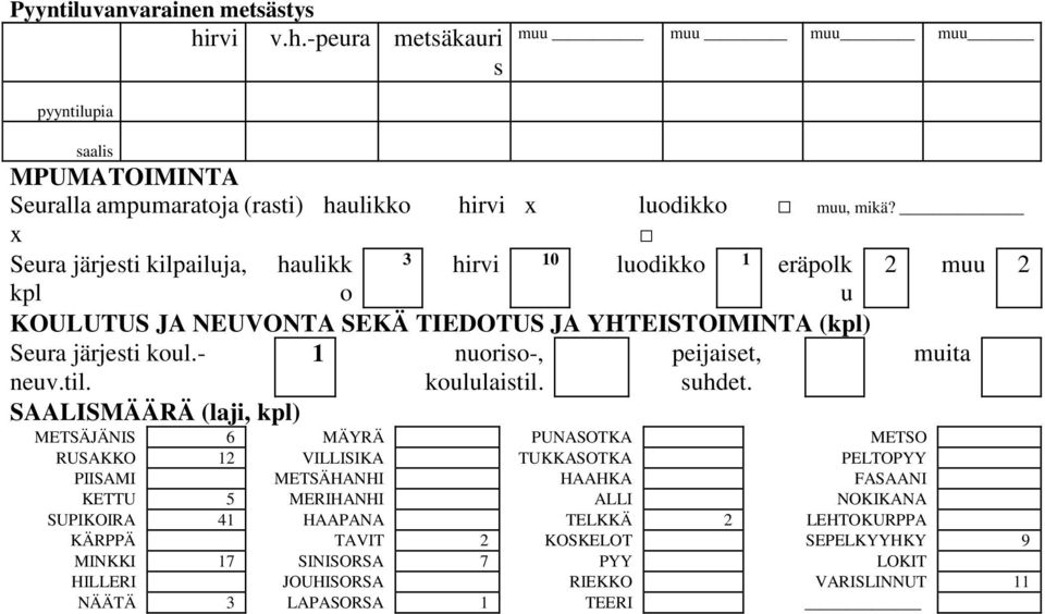 - 1 nuoriso-, peijaiset, muita neuv.til. koululaistil. suhdet.