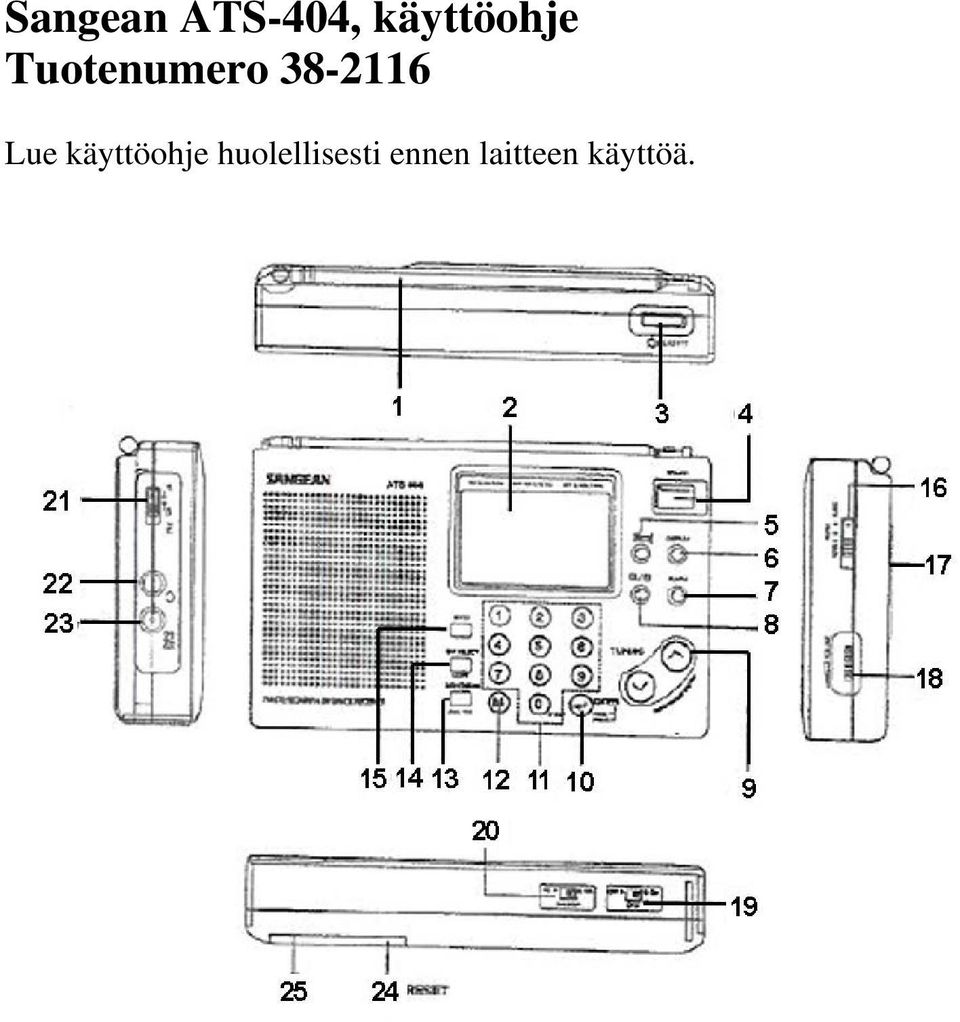 38-2116 Lue käyttöohje