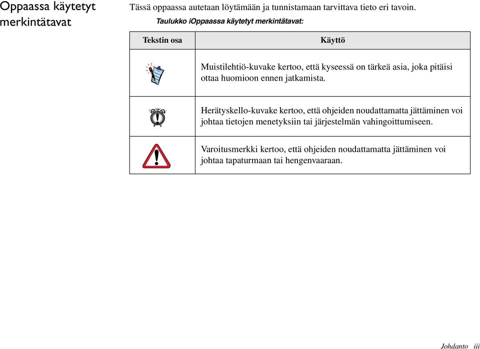 pitäisi ottaa huomioon ennen jatkamista.