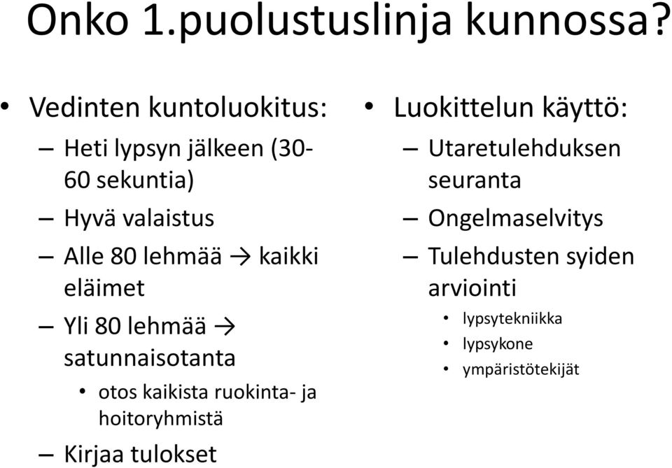 lehmää kaikki eläimet Yli 80 lehmää satunnaisotanta otos kaikista ruokinta- ja