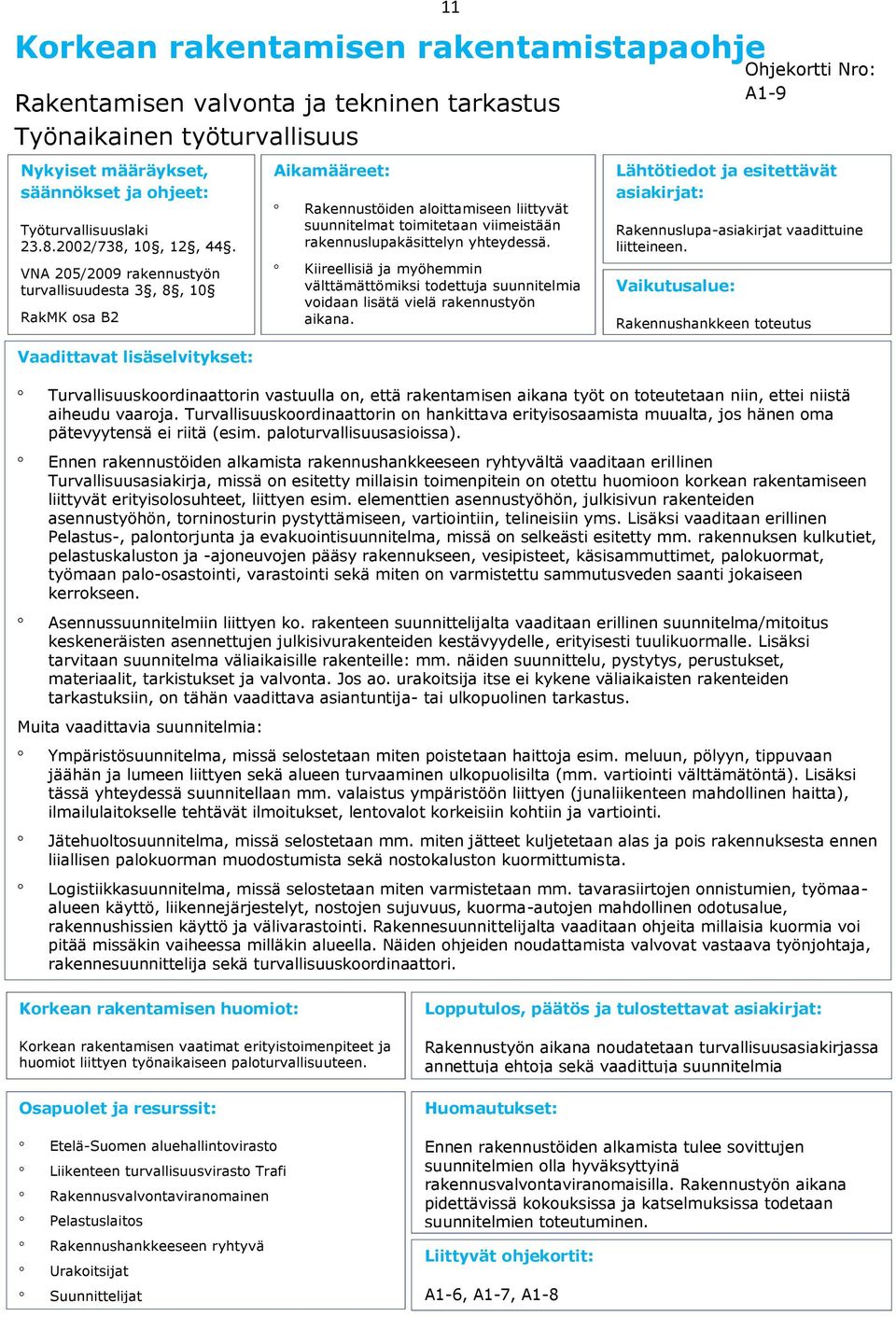 Turvallisuuskrdinaattrin n hankittava erityissaamista muualta, js hänen ma pätevyytensä ei riitä (esim. palturvallisuusasiissa).