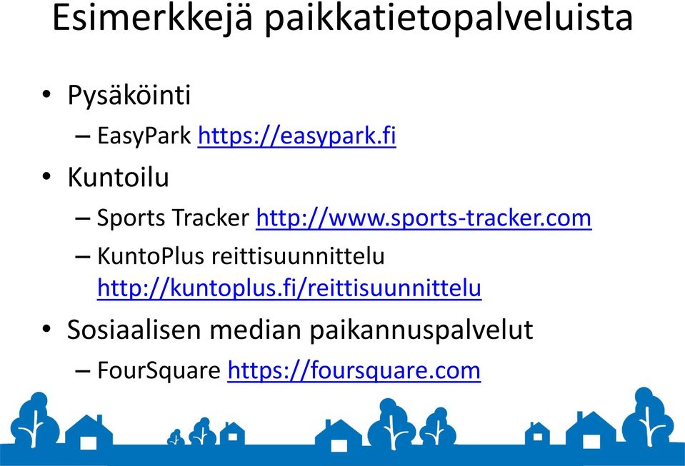 sports-tracker.com KuntoPlus reittisuunnittelu http://kuntoplus.