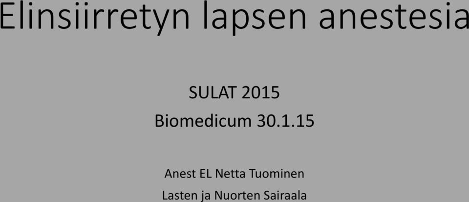 Biomedicum 30.1.
