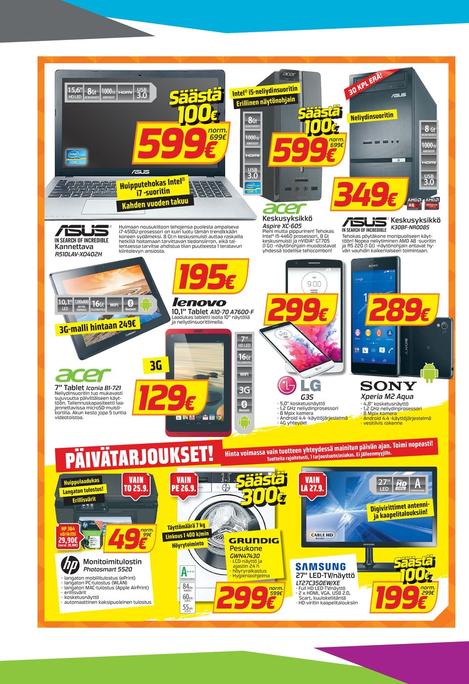 i7-4510u-prosessori on kuin luotu tämän trendikkään koneen sydämeksi.