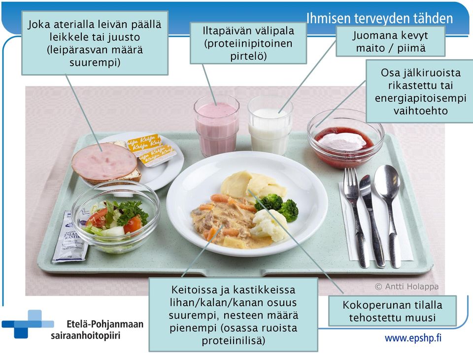 rikastettu tai energiapitoisempi vaihtoehto Keitoissa ja kastikkeissa lihan/kalan/kanan