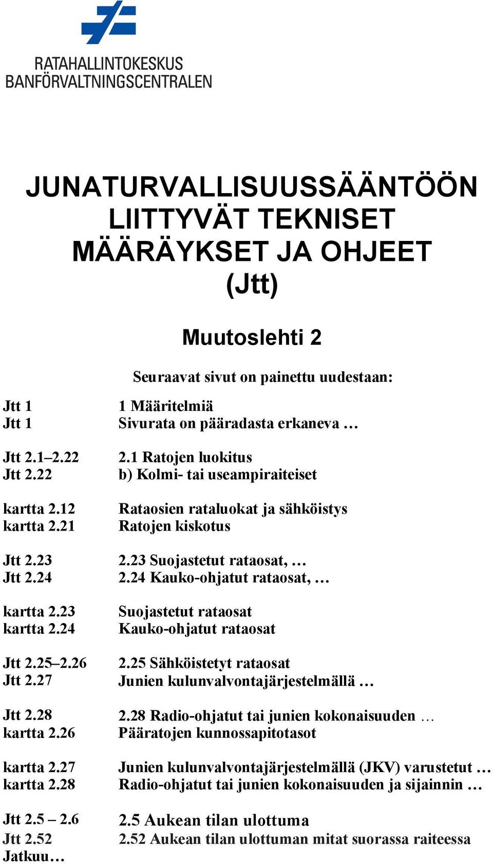 1 Raojen luokius b) Kolmi- ai useampiraieise Raaosien raaluoka ja sähköisys Raojen kiskous 2.23 Suojaseu raaosa, 2.24 Kauko-ohjau raaosa, Suojaseu raaosa Kauko-ohjau raaosa 2.