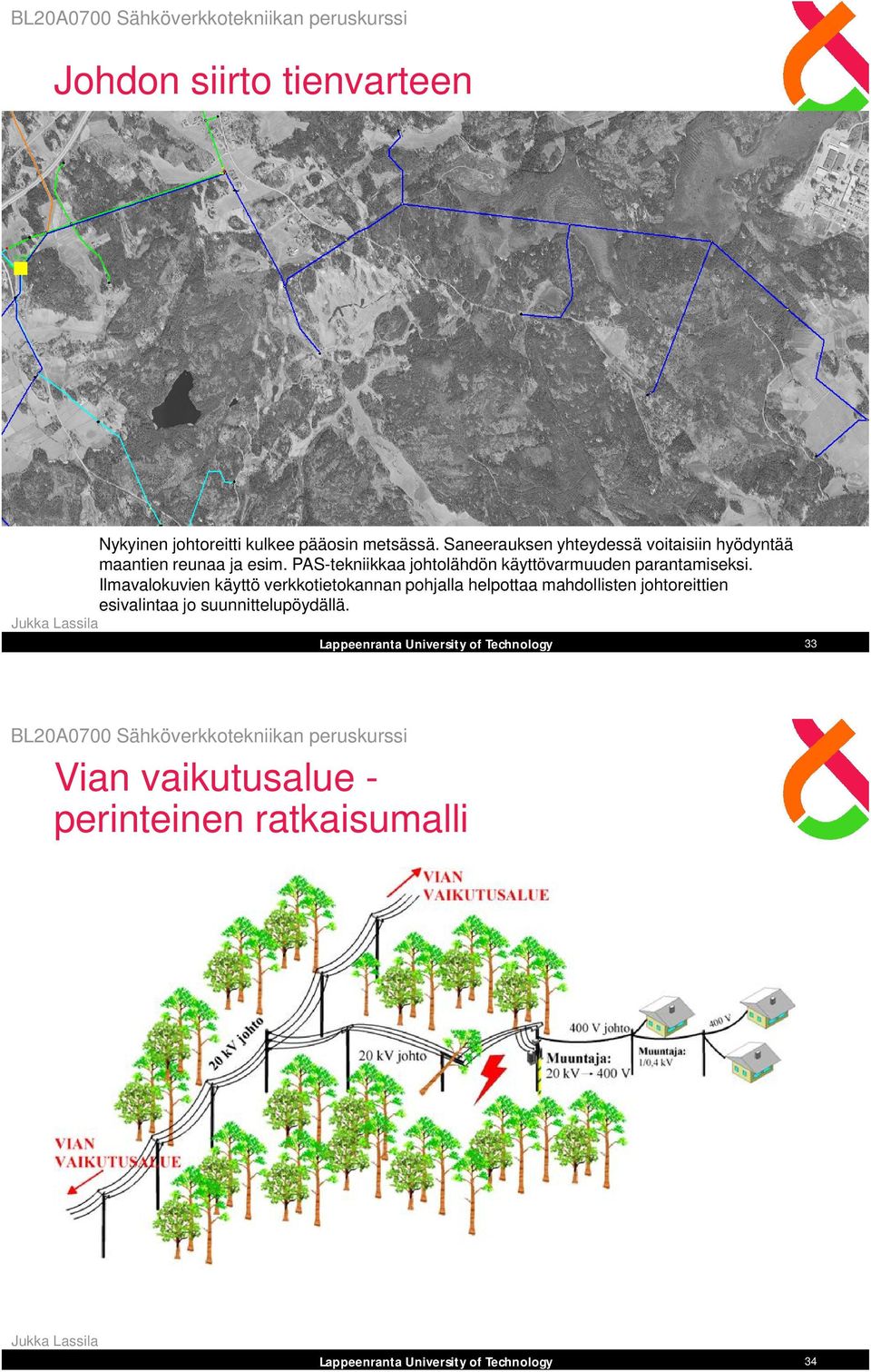 PAS-tekniikkaa johtolähdön käyttövarmuuden parantamiseksi.