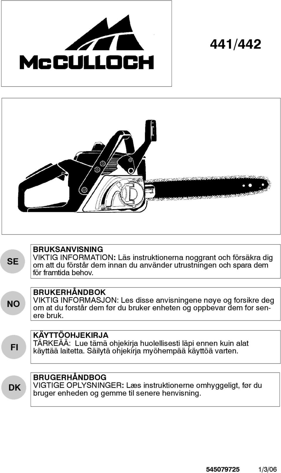 BRUKERHÅNDBOK VIKTIG INFORMASJON: Les disse anvisningene nøye og forsikre deg om at du forstår dem før du bruker enheten og oppbevar dem for senere bruk.