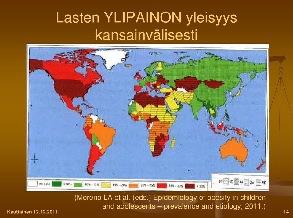 ) Epidemiology of obesity in children and