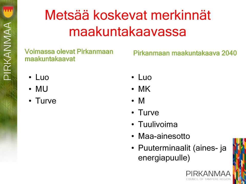 Pirkanmaan maakuntakaava 2040 Luo MK M Turve