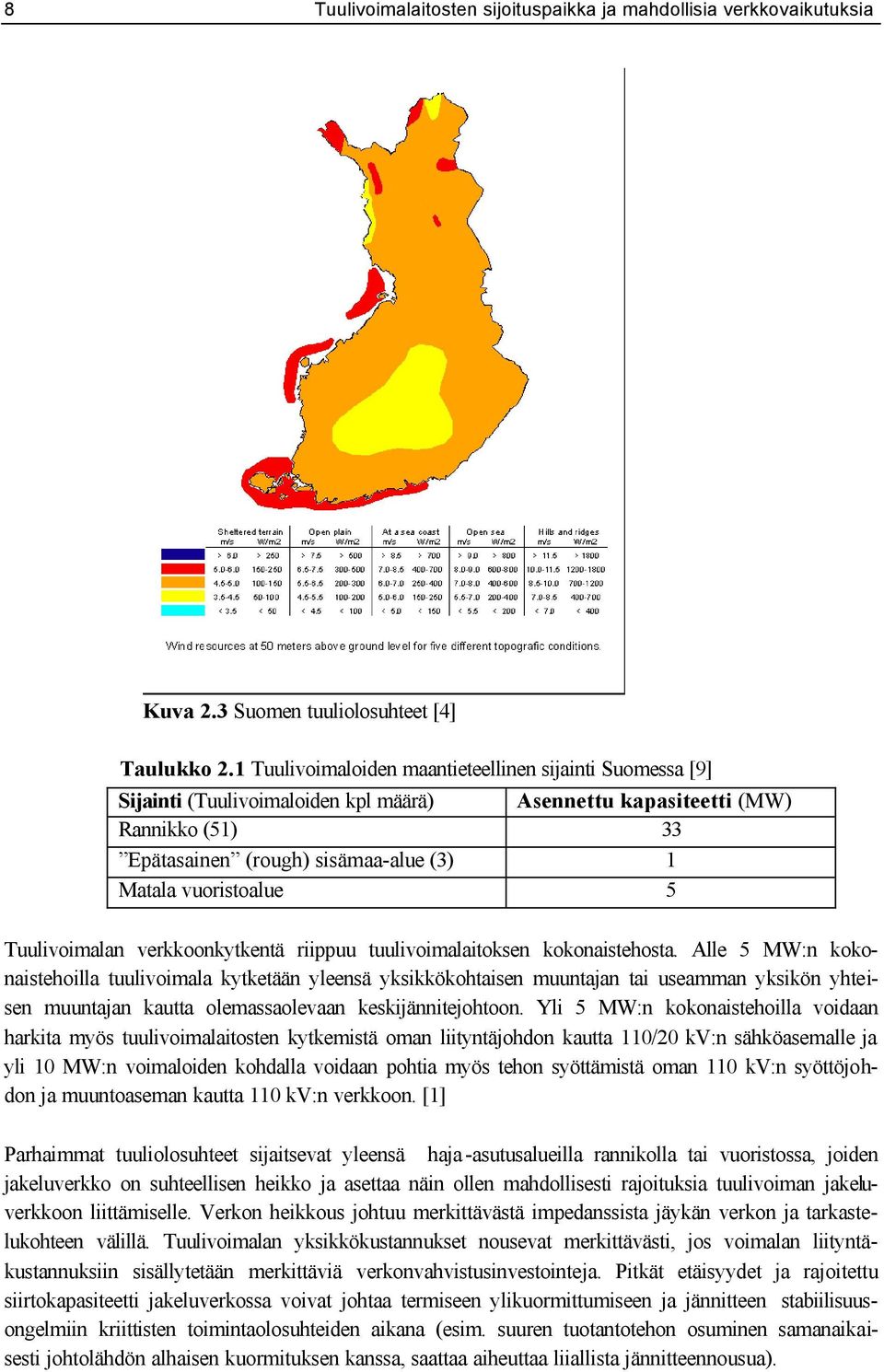 5 Tuulivoimalan verkkoonkytkentä riippuu tuulivoimalaitoksen kokonaistehosta.