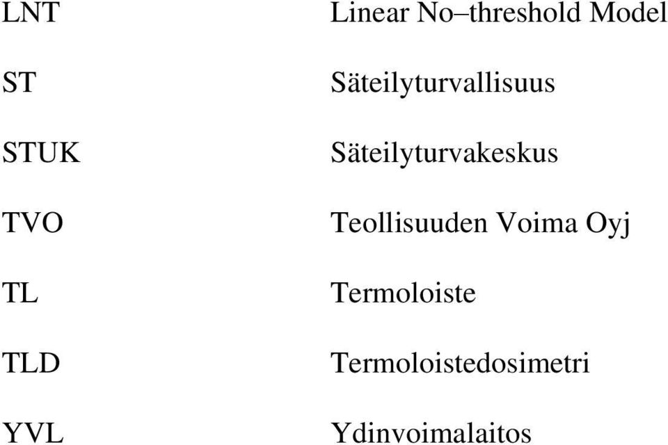 Säteilyturvakeskus Teollisuuden Voima