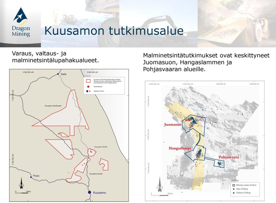 Malminetsintätutkimukset ovat