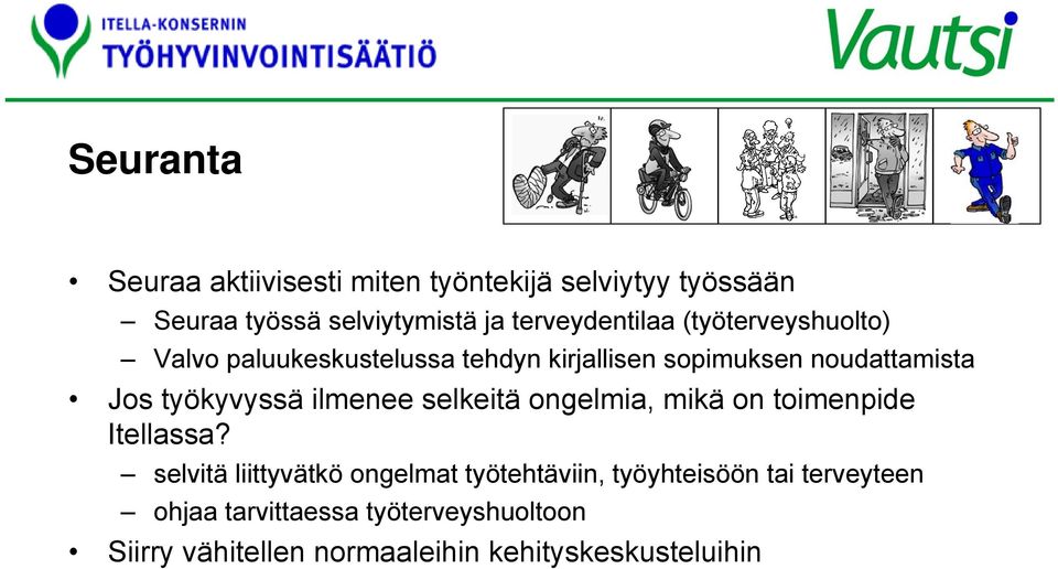 työkyvyssä ilmenee selkeitä ongelmia, mikä on toimenpide Itellassa?