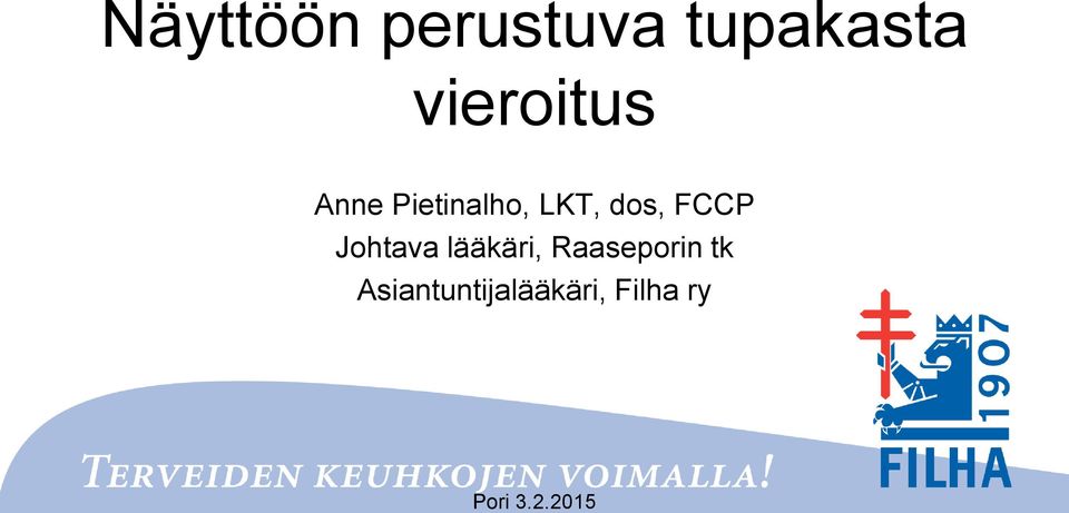 dos, FCCP Johtava lääkäri,