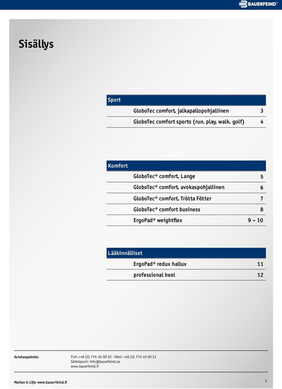 avokaspohjallinen 6 GloboTec comfort, Trötta Fötter 7 GloboTec comfort business 8