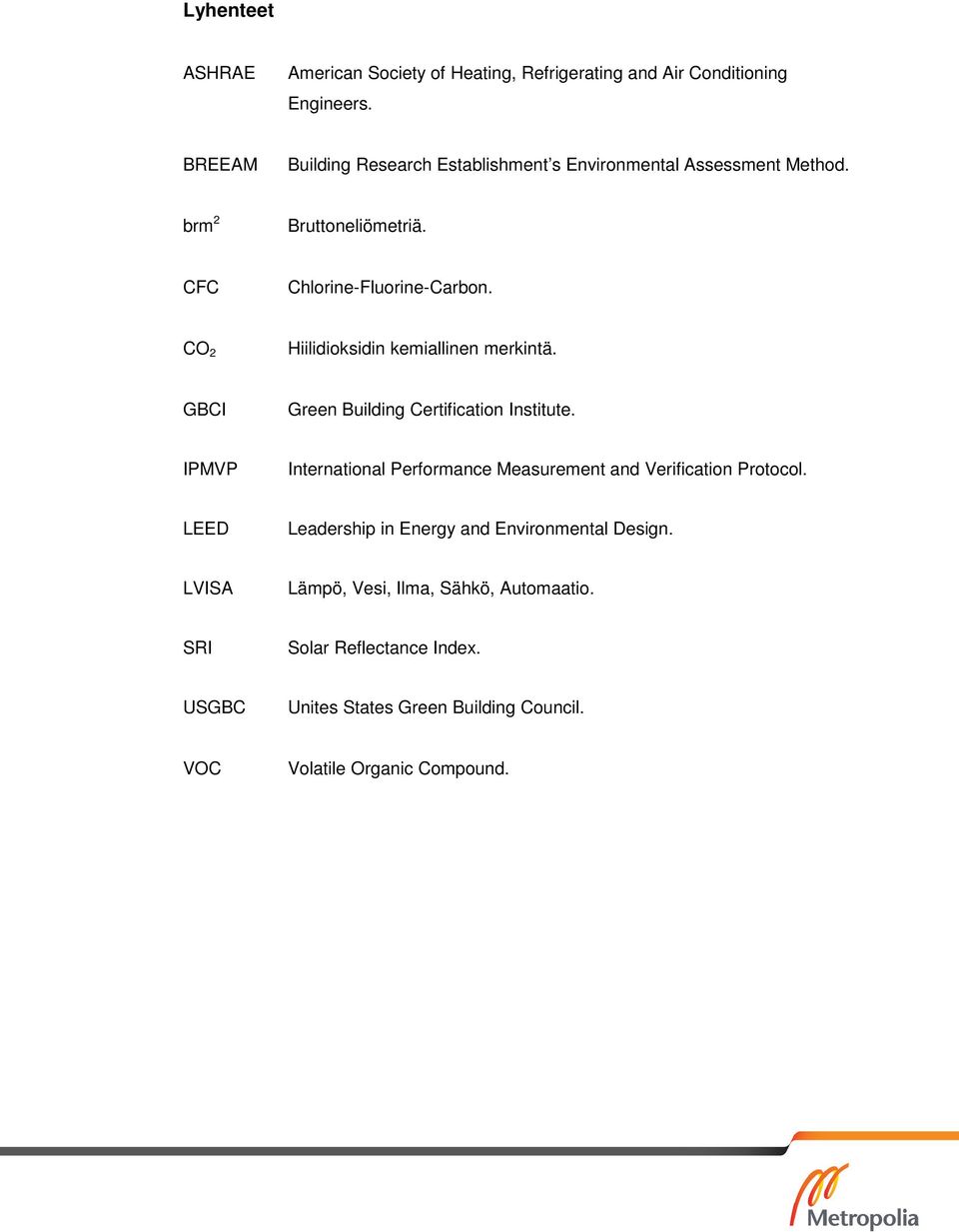 CO 2 Hiilidioksidin kemiallinen merkintä. GBCI Green Building Certification Institute.