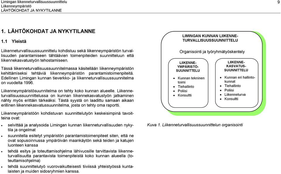 Tässä liikenneturvallisuussuunnitelmassa käsitellään liikenneympäristön kehittämiseksi tehtäviä liikenneympäristön parantamistoimenpiteitä.