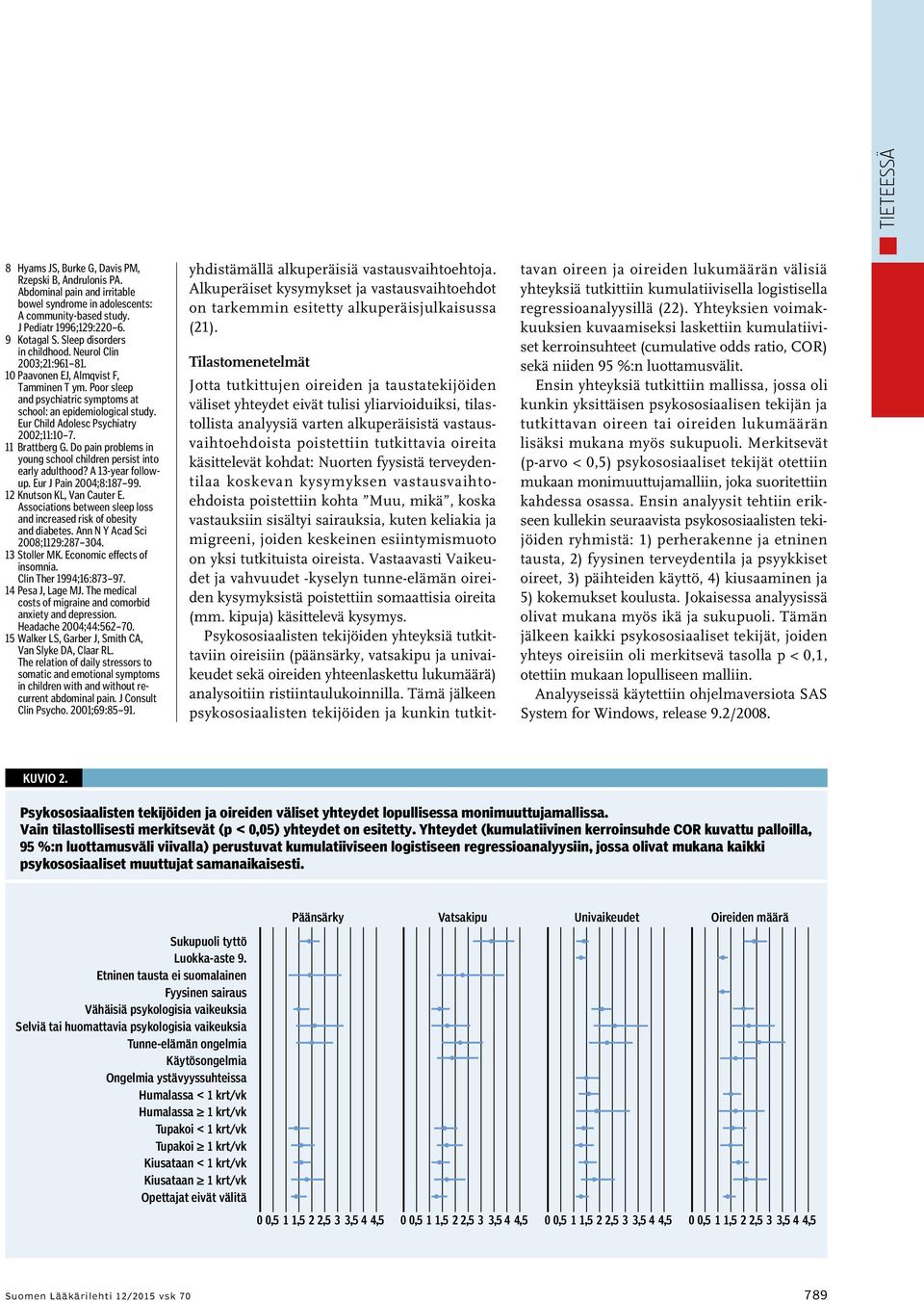 Eur Child Adolesc Psychiatry 2002;11:10 7. 11 Brattberg G. Do pain problems in young school children persist into early adulthood? A 13-year followup. Eur J Pain 2004;8:187 99.