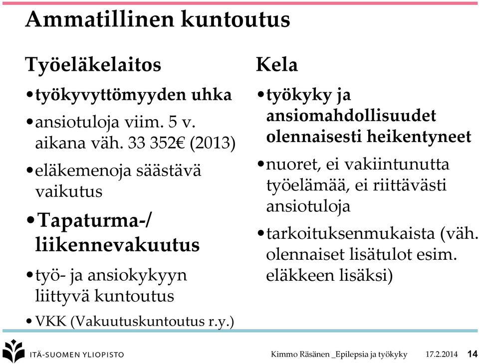 (Vakuutuskuntoutus r.y.