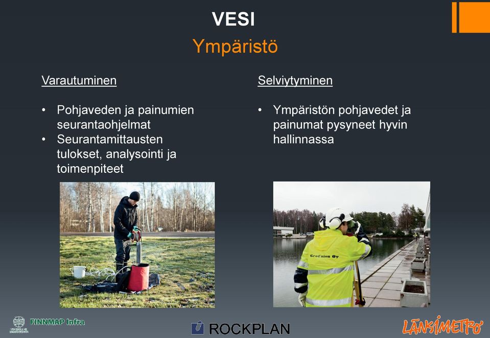 tulokset, analysointi ja toimenpiteet