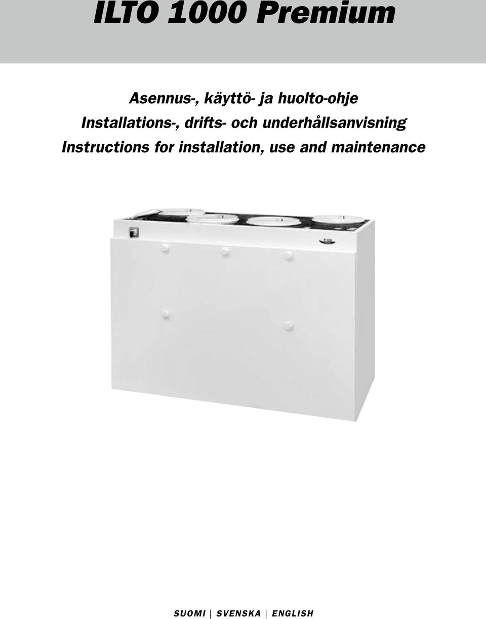 underhållsanvisning Instructions for