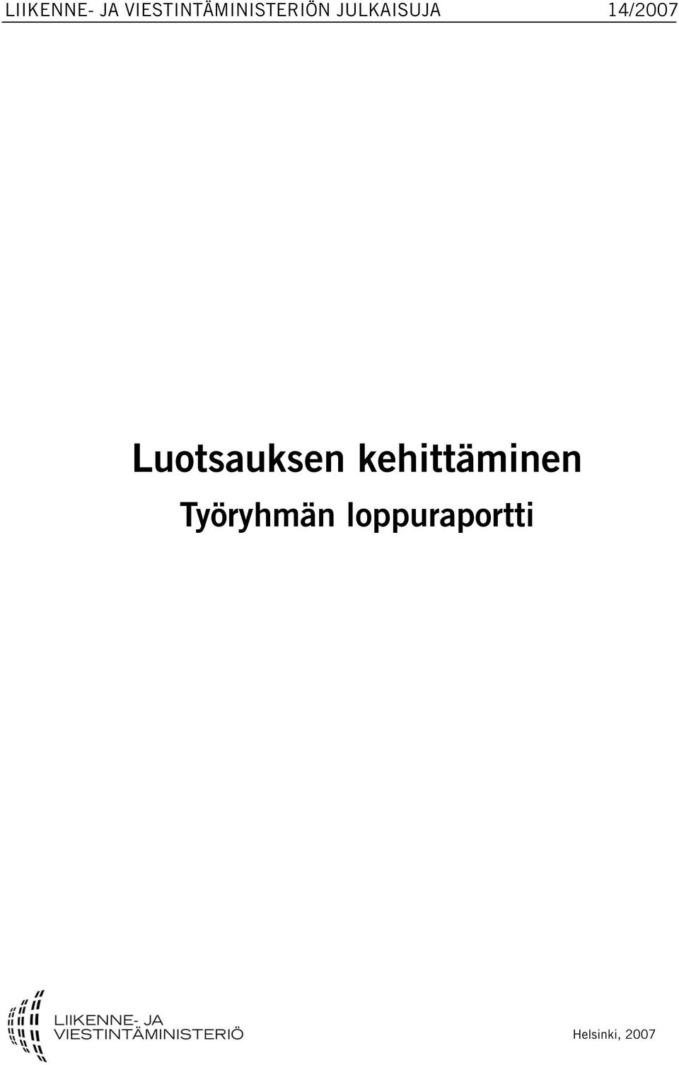 JULKAISUJA 14/2007