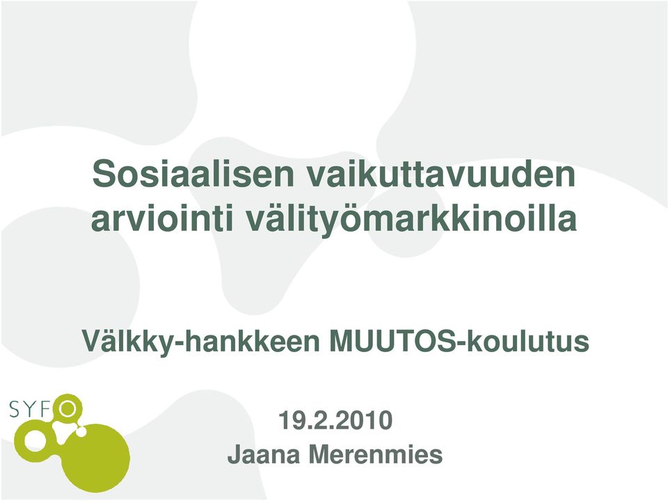 välityömarkkinoilla