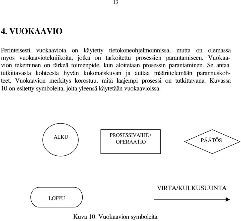 Se antaa tutkittavasta kohteesta hyvän kokonaiskuvan ja auttaa määrittelemään parannuskohteet.