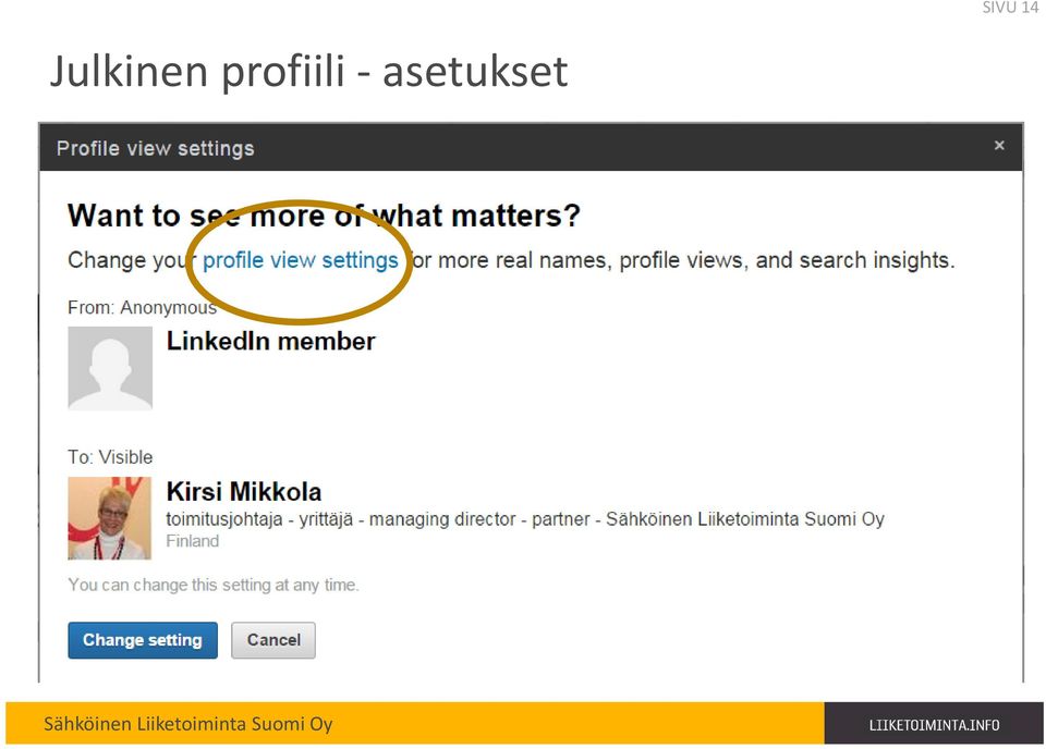 14 Sähköinen
